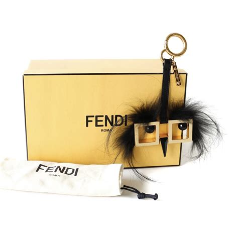 bag bugs charm fendi|fendi mini bag charm.